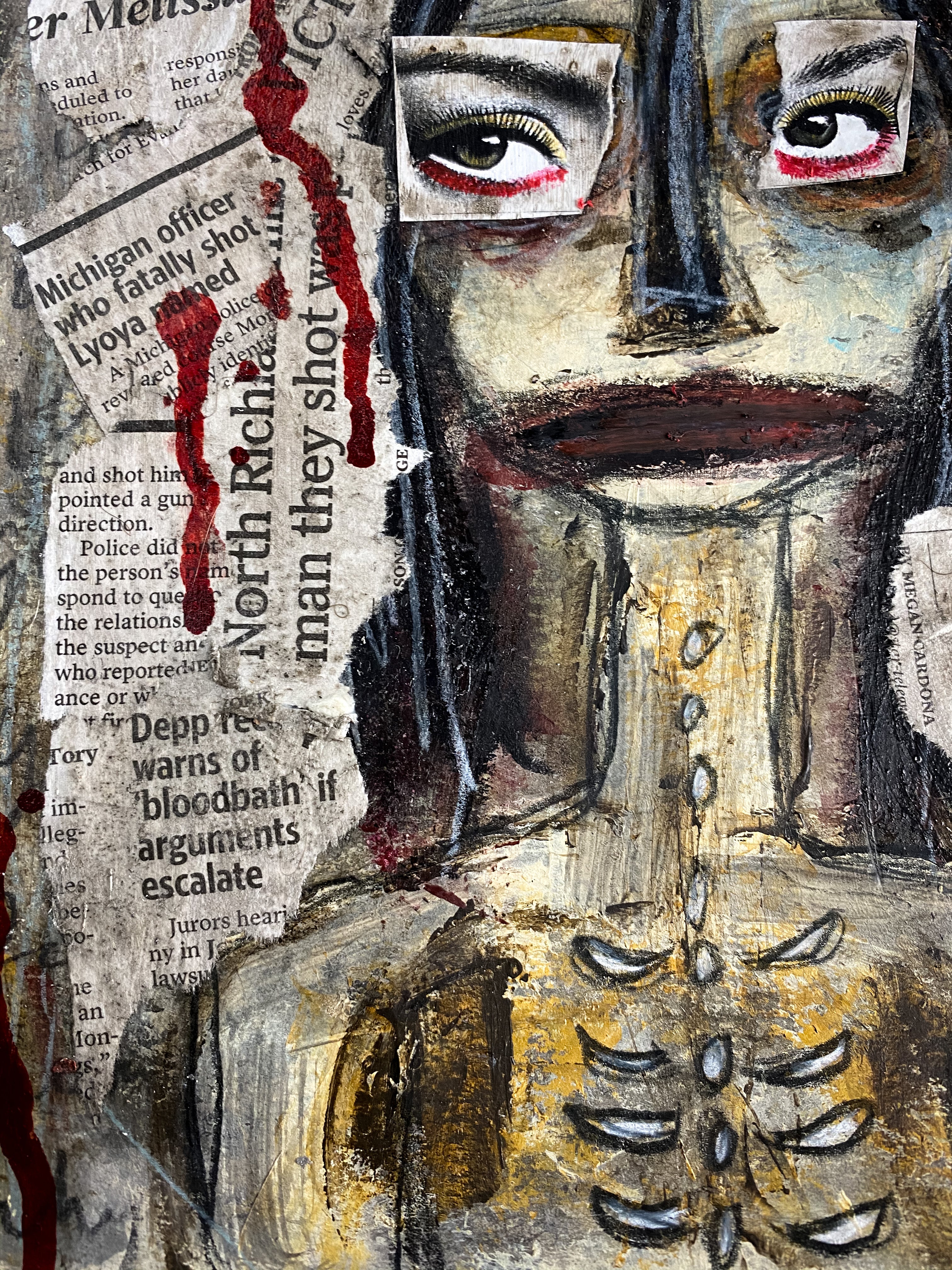 The World We Live In - Original Mixed Media Collage