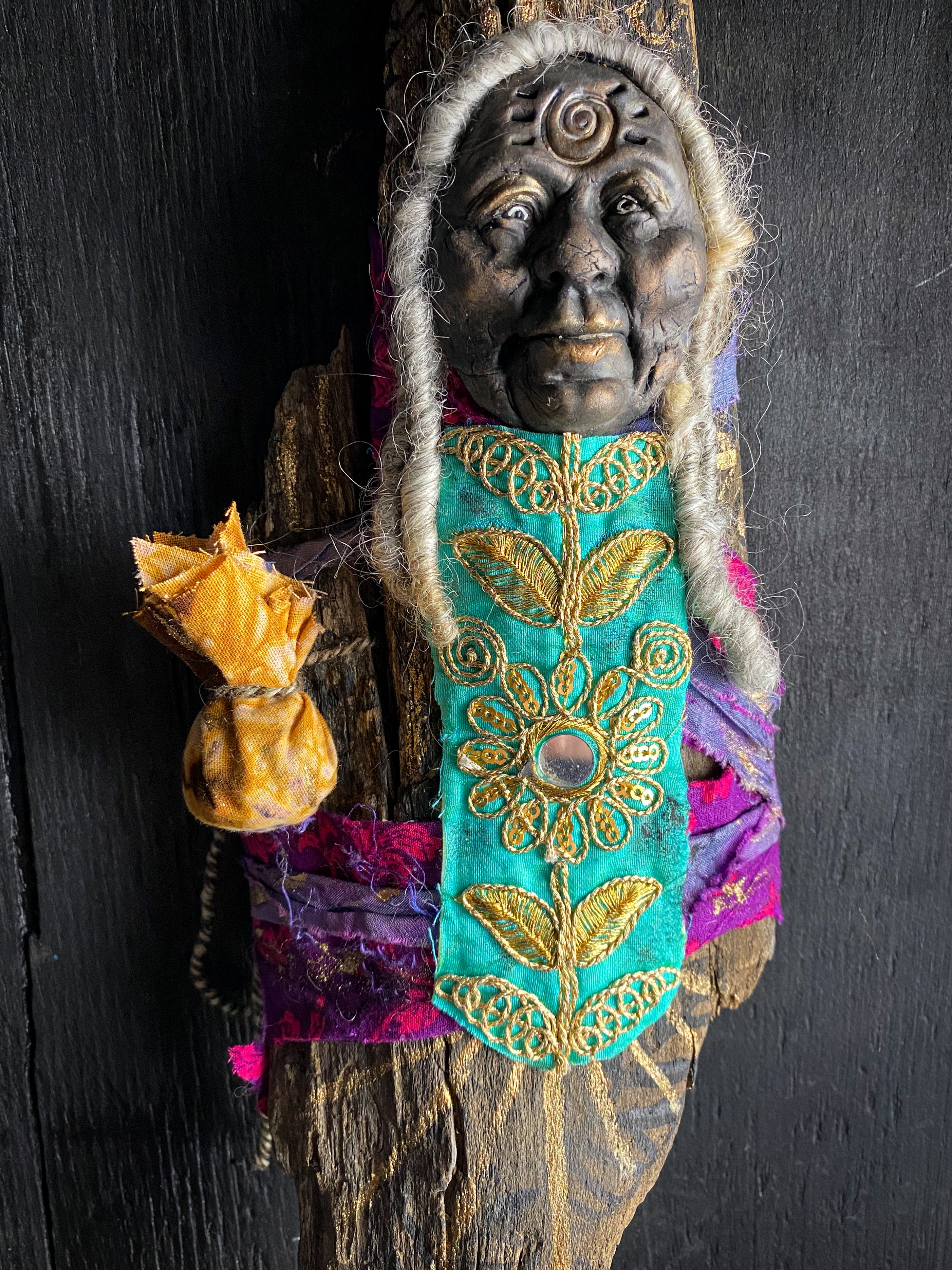 Conjure Doll for Living Boldly and Authentically - Spirit Doll - Medicine Doll - JuJu Doll - Women of the World Series