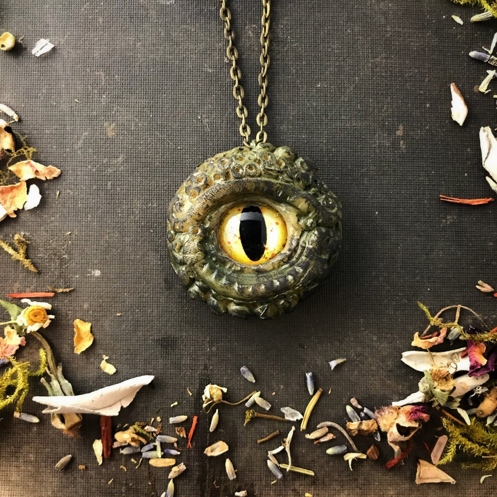 Dragon Eye Necklace for Aiding in Communication with Spirit Guides