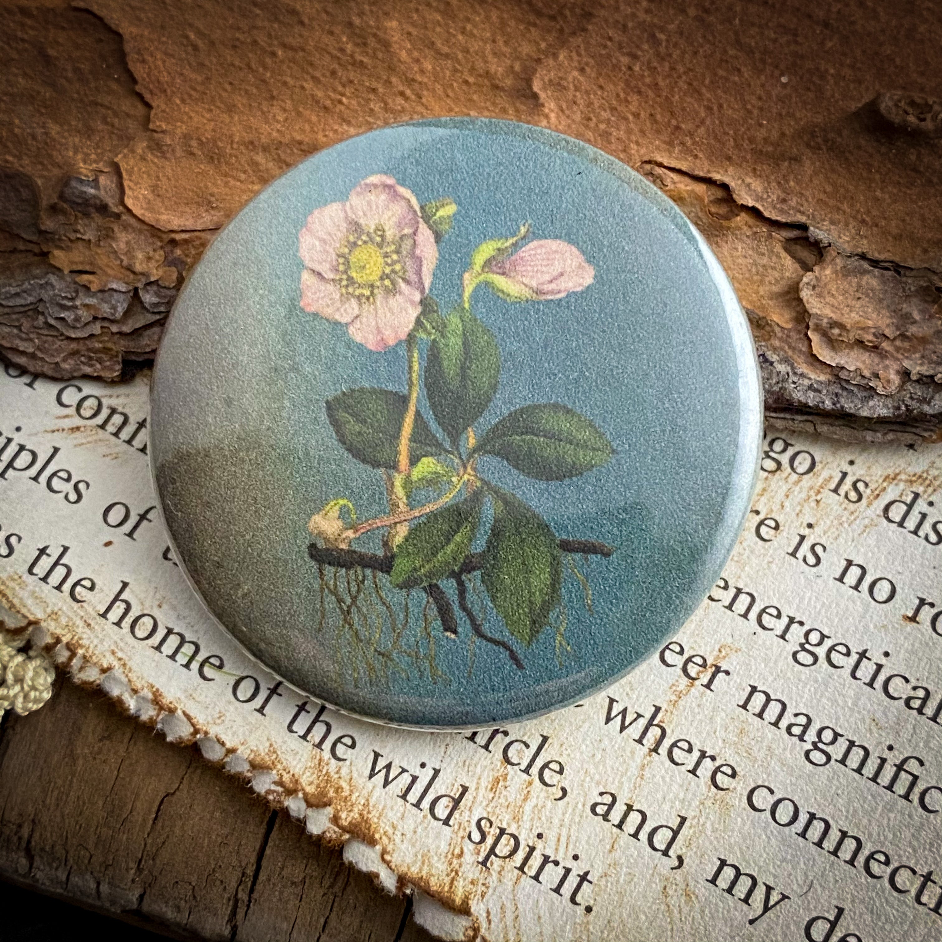 Bloom - 1.5" Pin Back Button