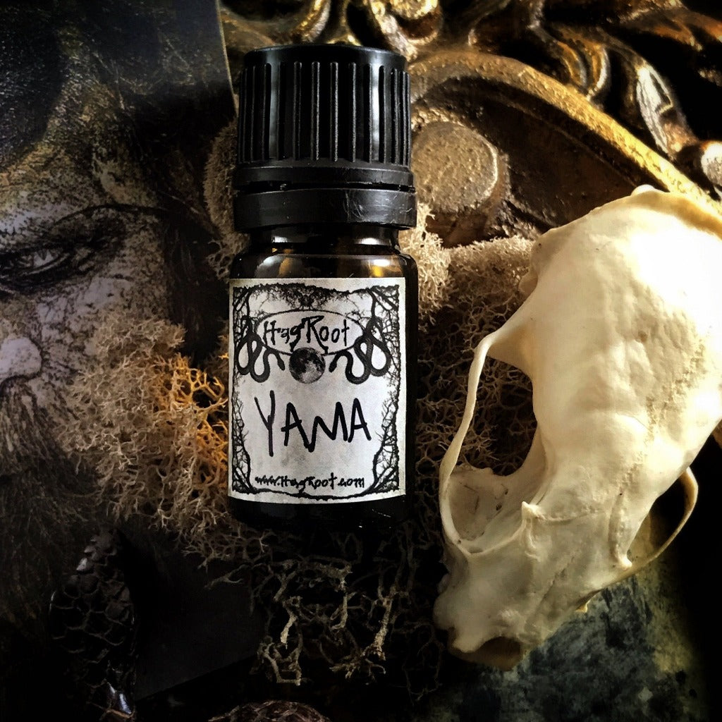 YAMA-(Smoky Evergreens, Leather, Patchouli, Frankincense, Bergamot, Musk)-Perfume, Cologne, Anointing, Ritual Oil