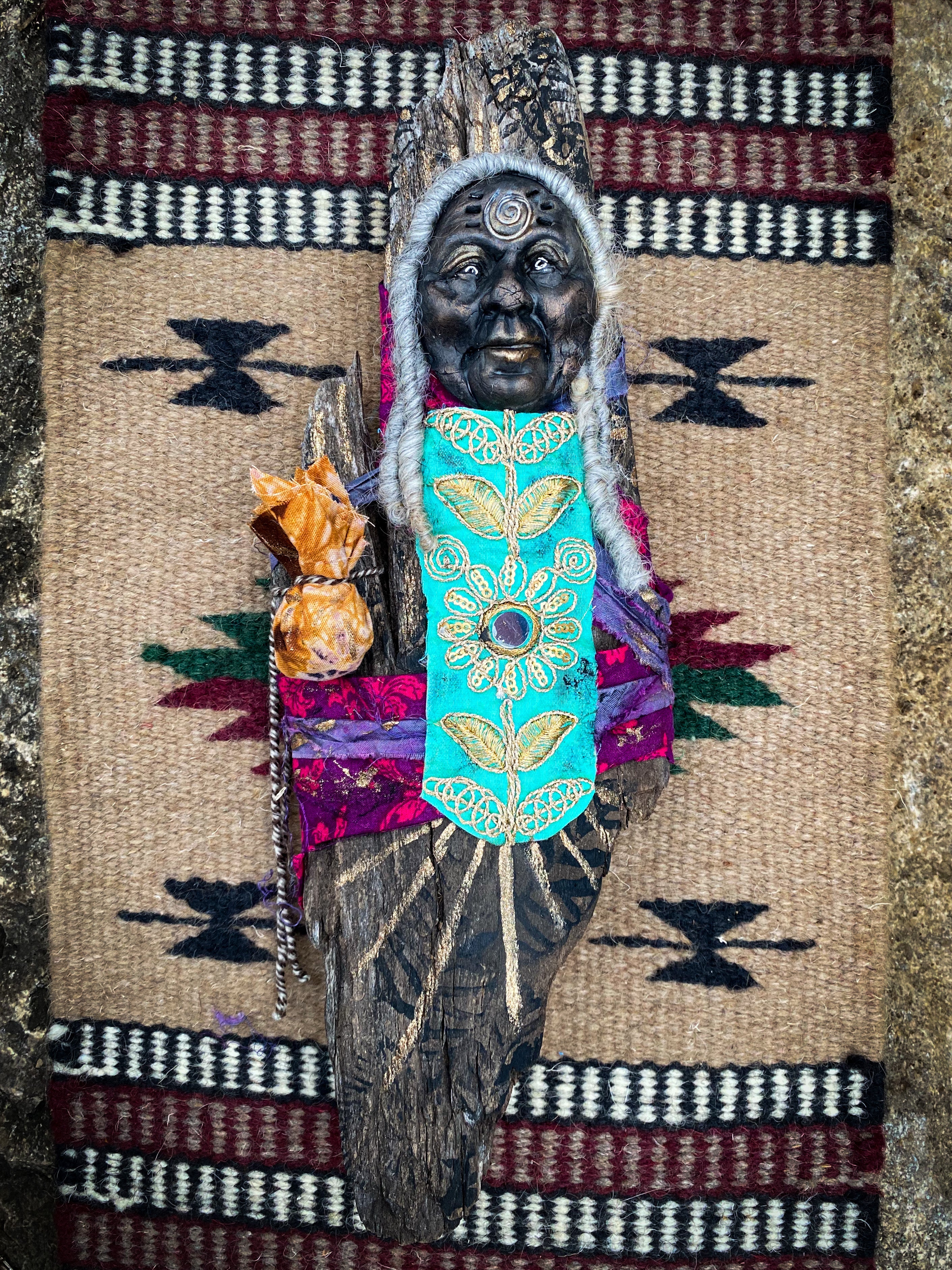 Conjure Doll for Living Boldly and Authentically - Spirit Doll - Medicine Doll - JuJu Doll - Women of the World Series