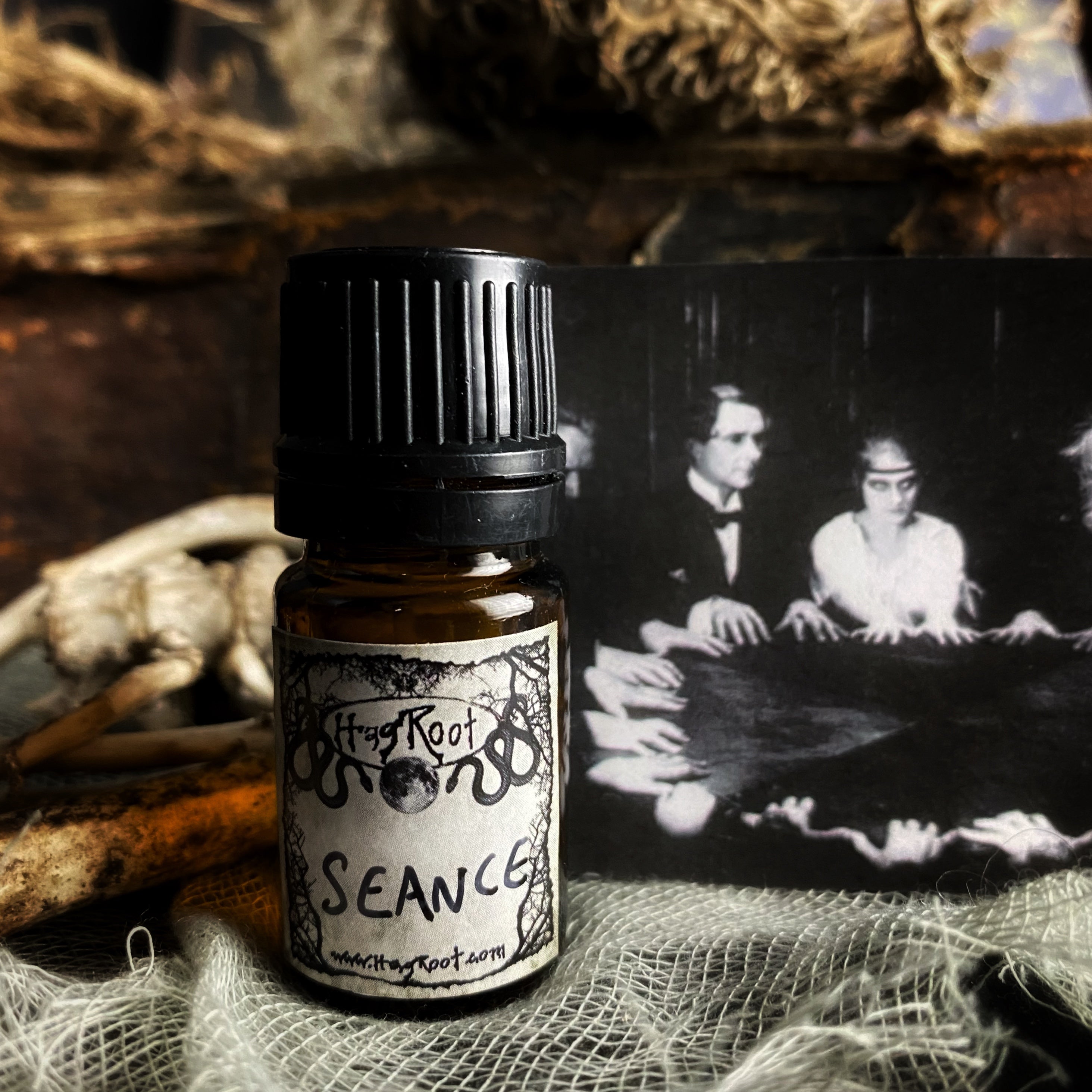 SÉANCE-(Incense, Old Books, Sweet Offerings, Coffee)-Perfume, Cologne, Anointing, Ritual Oil