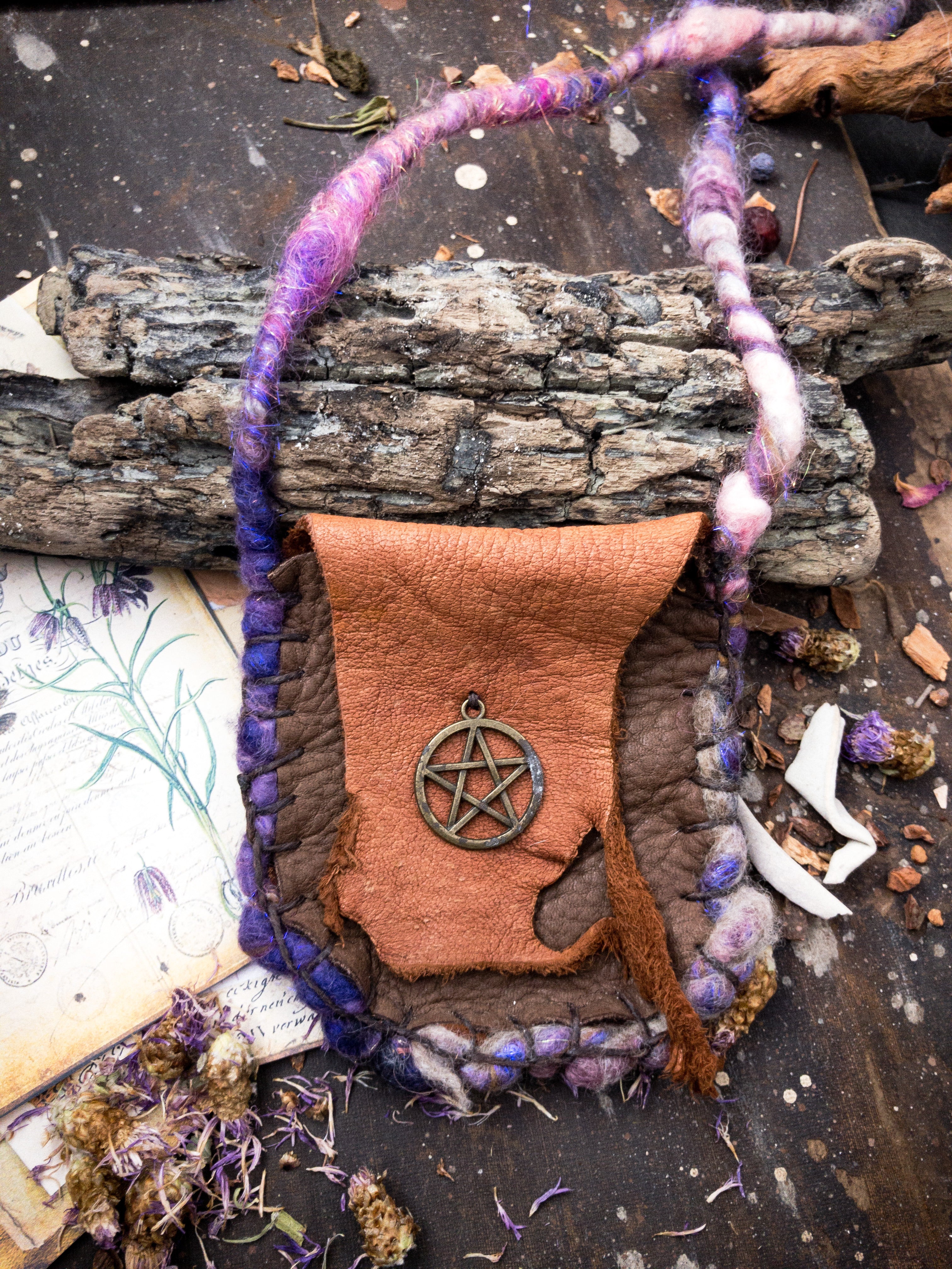 Peaceful Witch Medicine Bag for Protection, Peace and Clarity