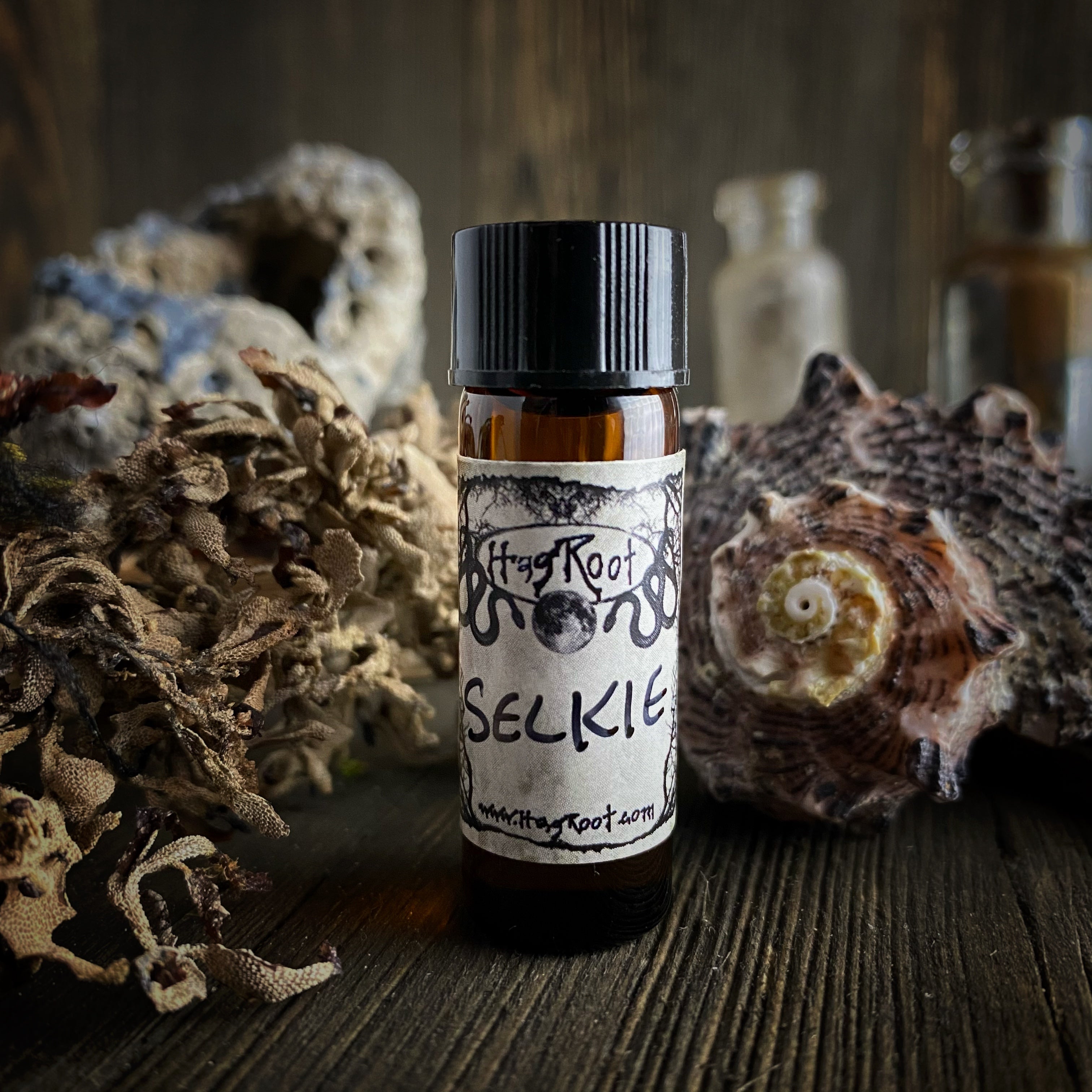 SELKIE-(Jasmine, Cyclamen, Cedar, Driftwood, Musk, Sea Salt)-Perfume, Cologne, Anointing, Ritual Oil