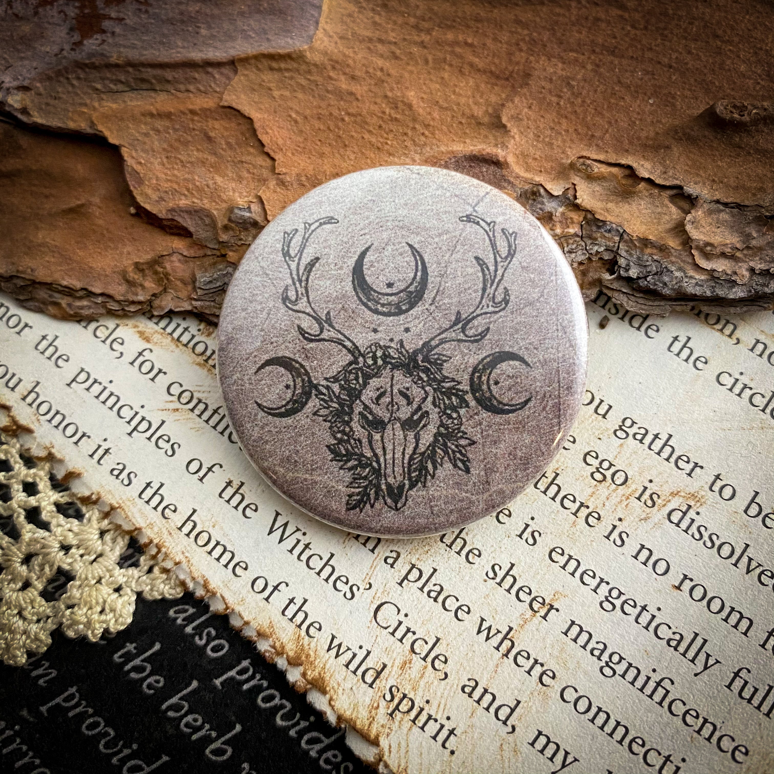 Of the Forest - 1.5" Pin Back Button