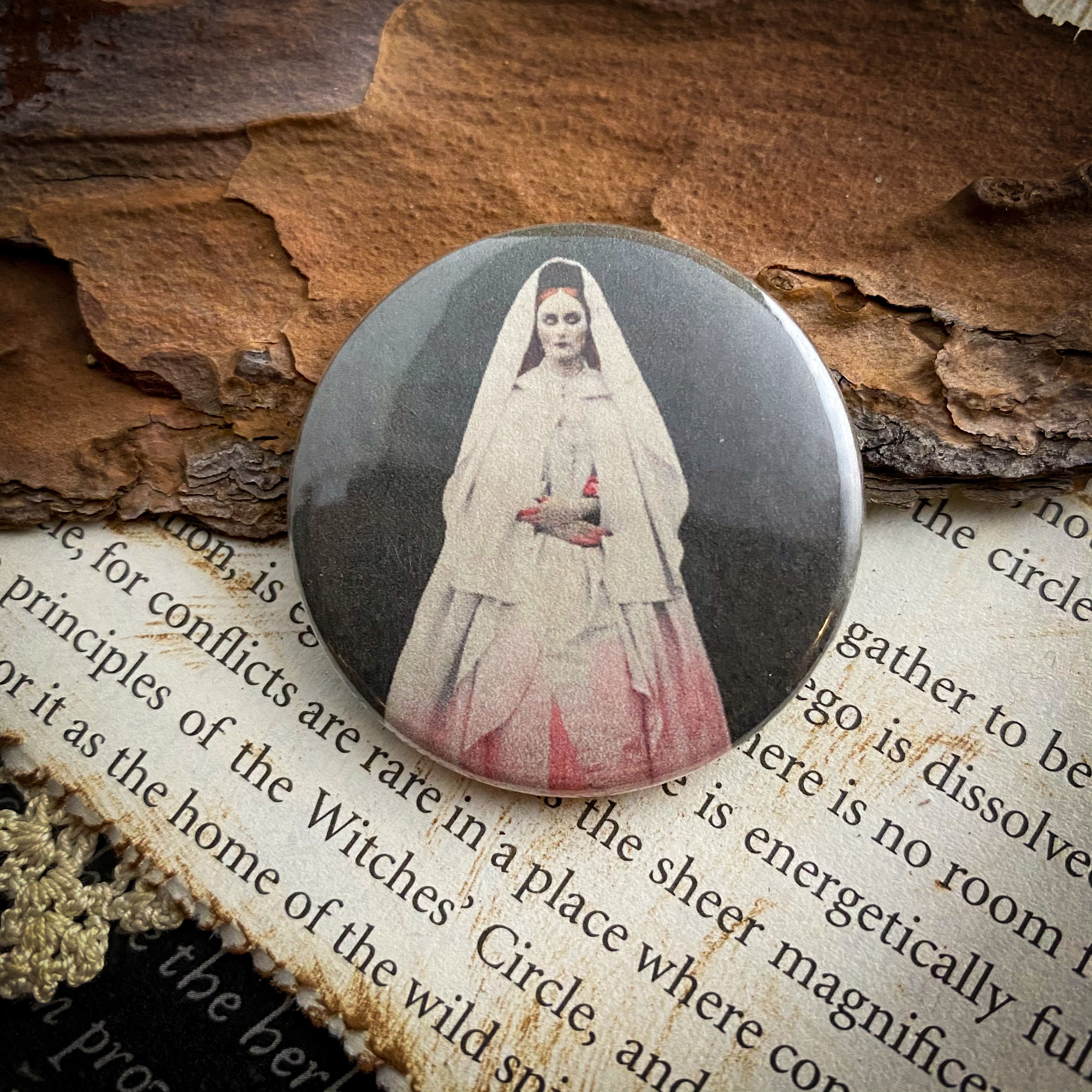 Haunted - 1.5" Pin Back Button