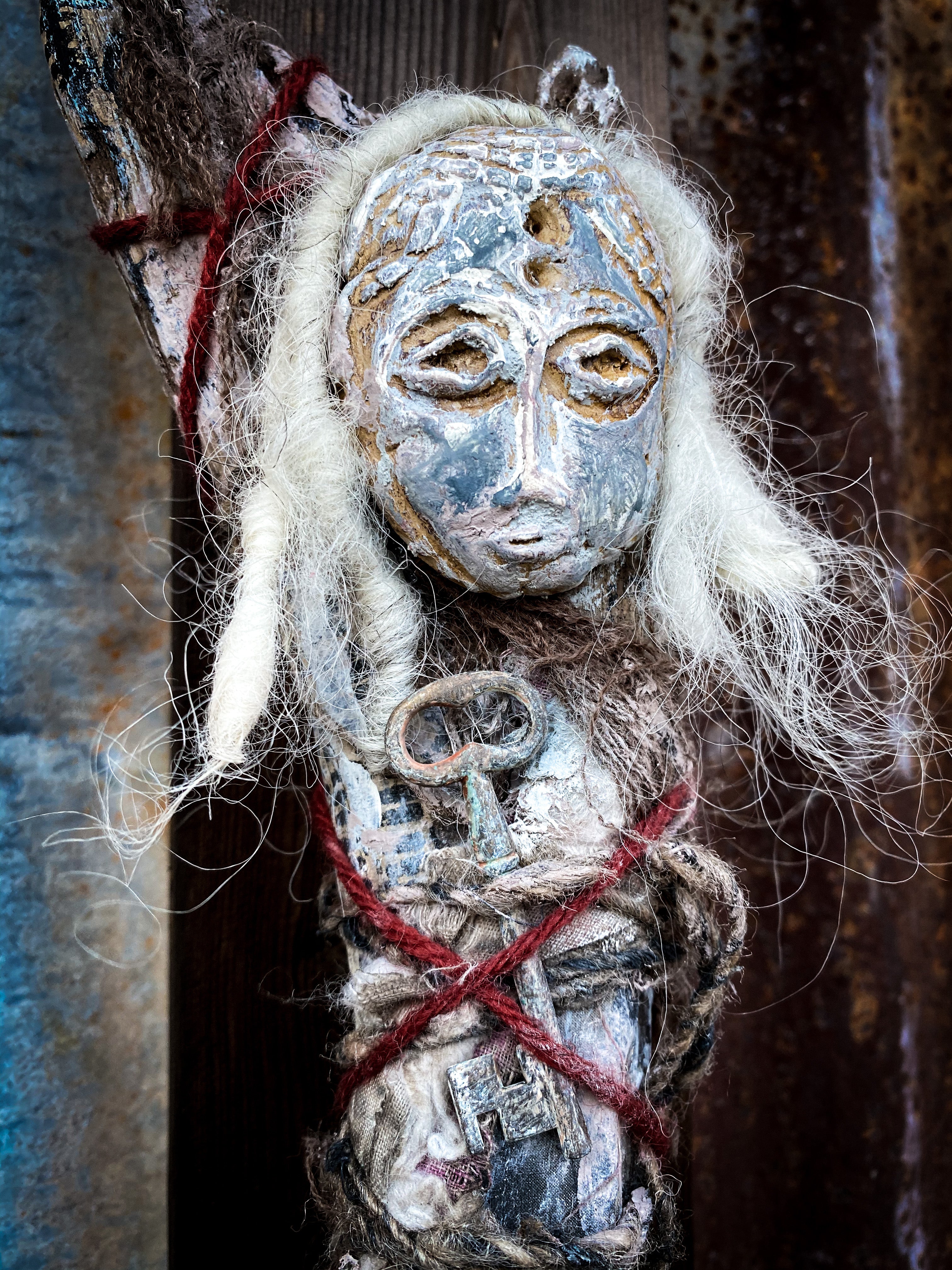 Conjure Doll for Transformation, Courage + Vulnerability - Spirit Doll - Medicine Doll - JuJu Doll - Women of the World Series