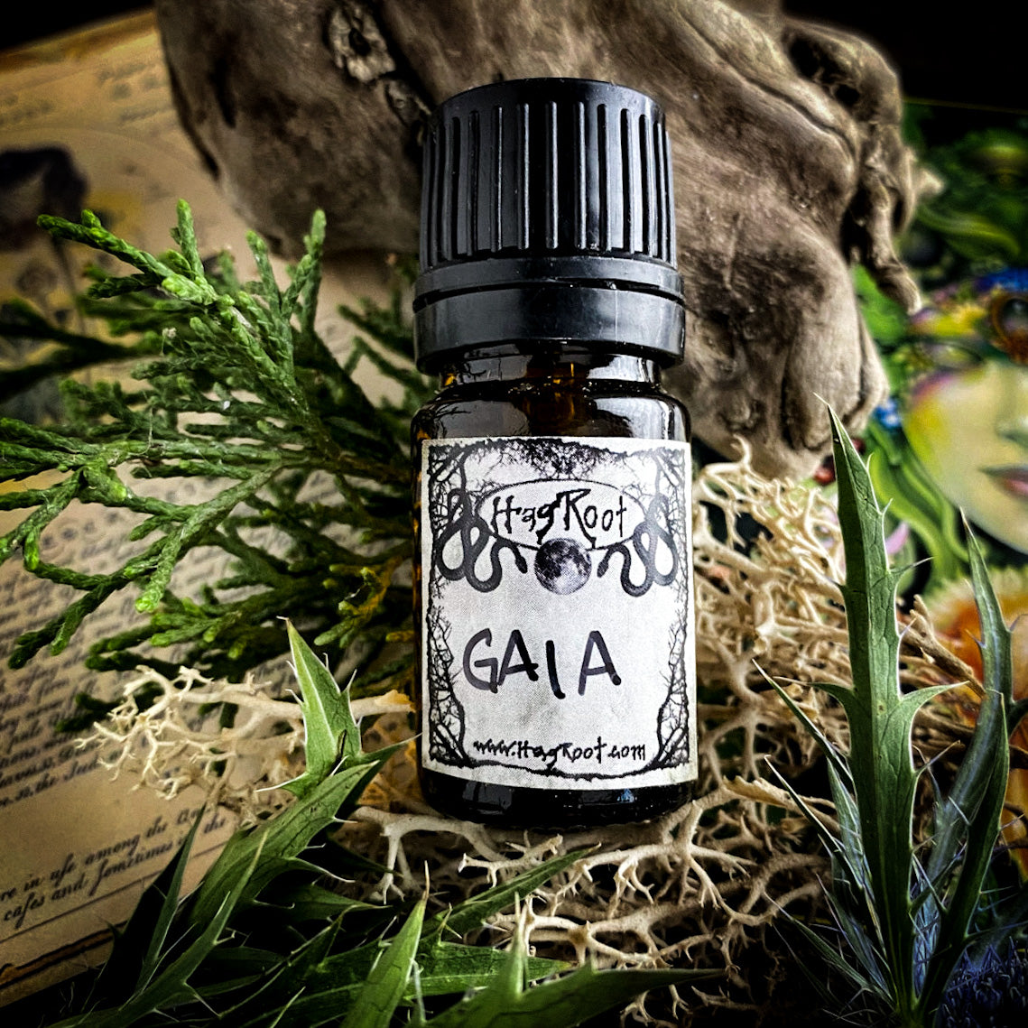 GAIA-(Pettigrain, Cypress, Patchouli, Teakwood, Vetiver)-Perfume, Cologne, Anointing, Ritual Oil