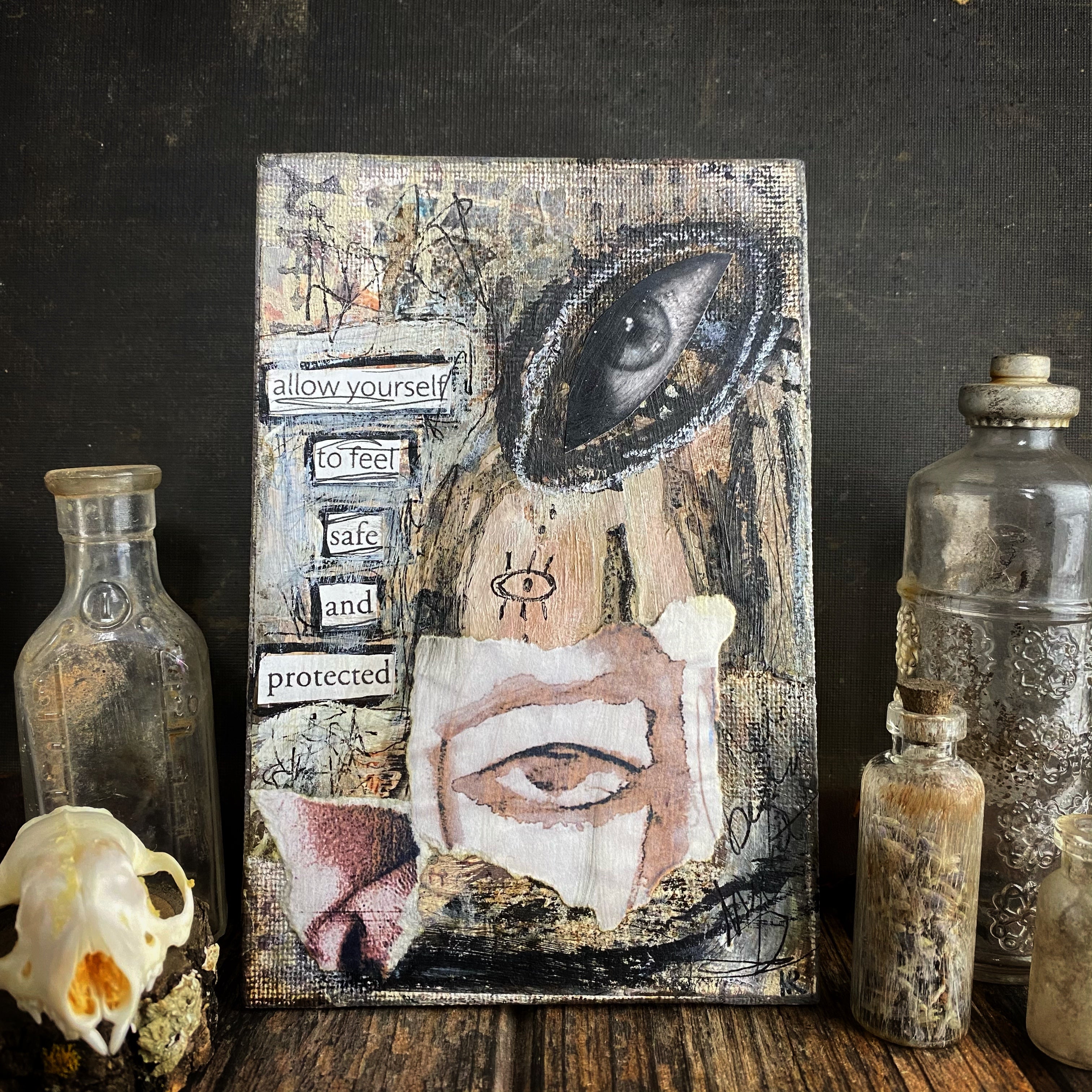 PROTECTED - Original Mixed Media Collage