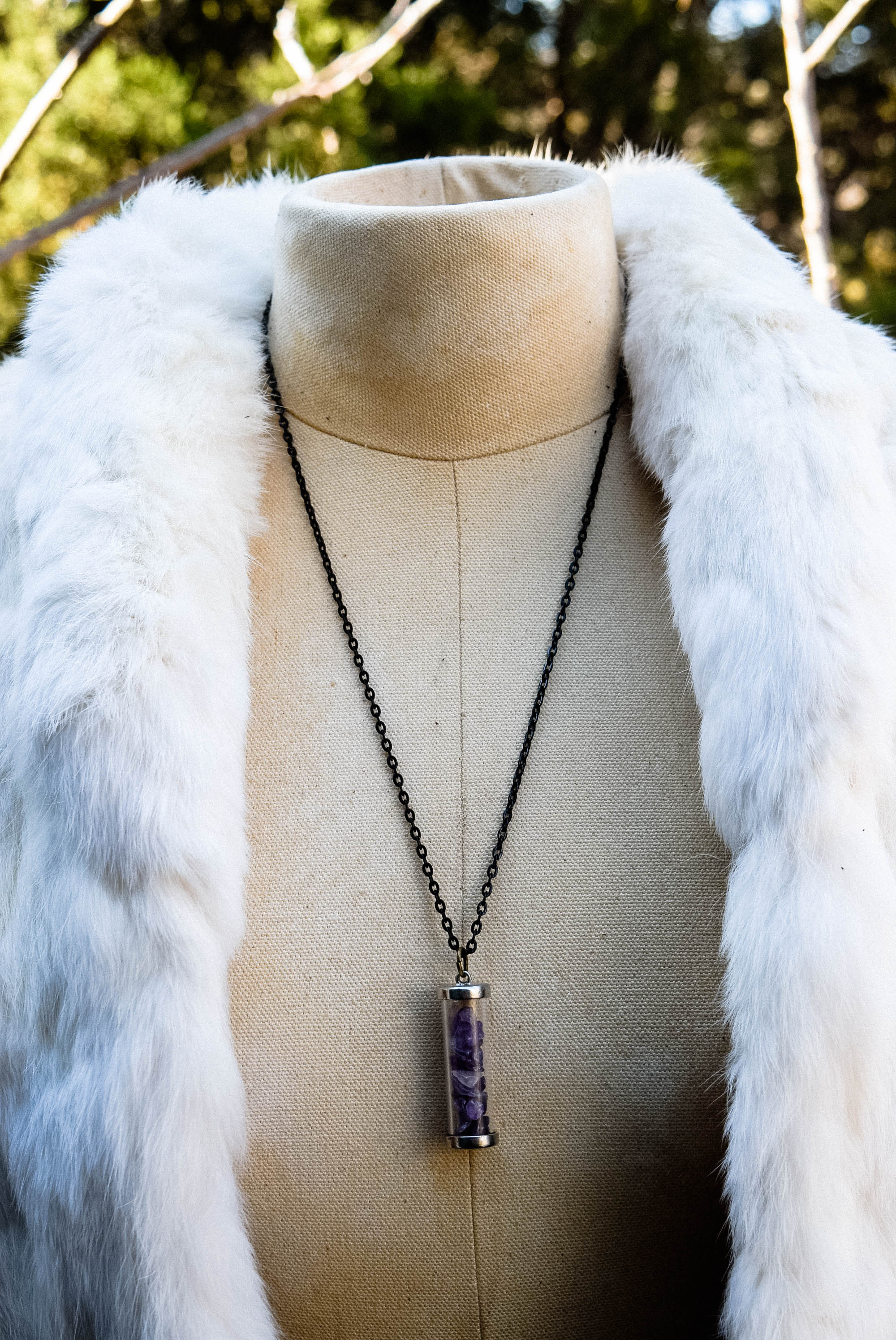 Amethyst Necklace for Spiritual Awareness, Intuition and Enhanced Psychic Abilities