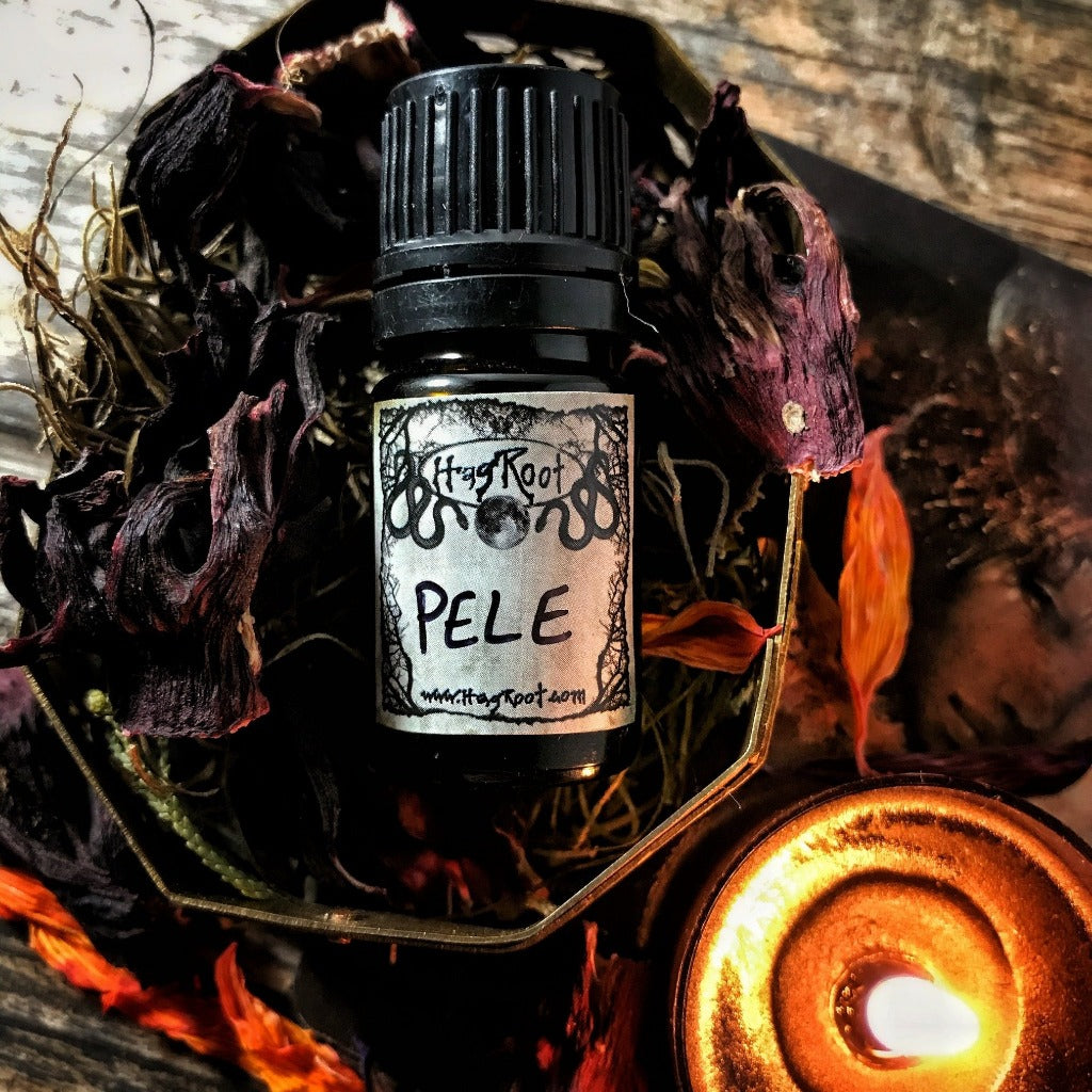 PELE-(Honey, Amber, Black Tea, Tobacco, Oak, Violet, Vanilla, Leather, Ginger, Allspice)-Perfume, Cologne, Anointing, Ritual Oil