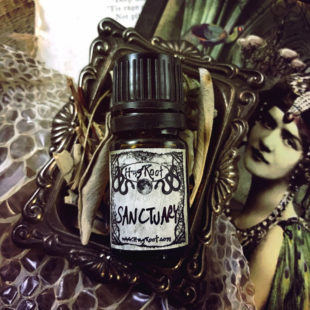 SANCTUARY-(Oud Wood, Moss, Cedar, Brown Sugar, Magnolia Blossoms, Vanilla, Vetiver, Leather, Amber, Oat, Patchouli)-Perfume, Cologne, Anointing, Ritual Oil