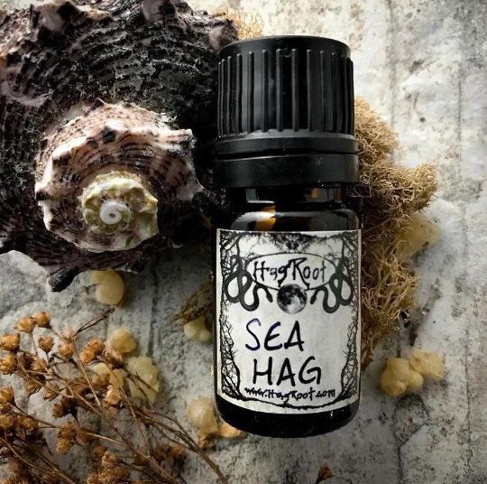 SEA HAG-(Moss, Driftwood, Sea Air, Frankincense Tears, Vetiver)-Perfume, Cologne, Anointing, Ritual Oil